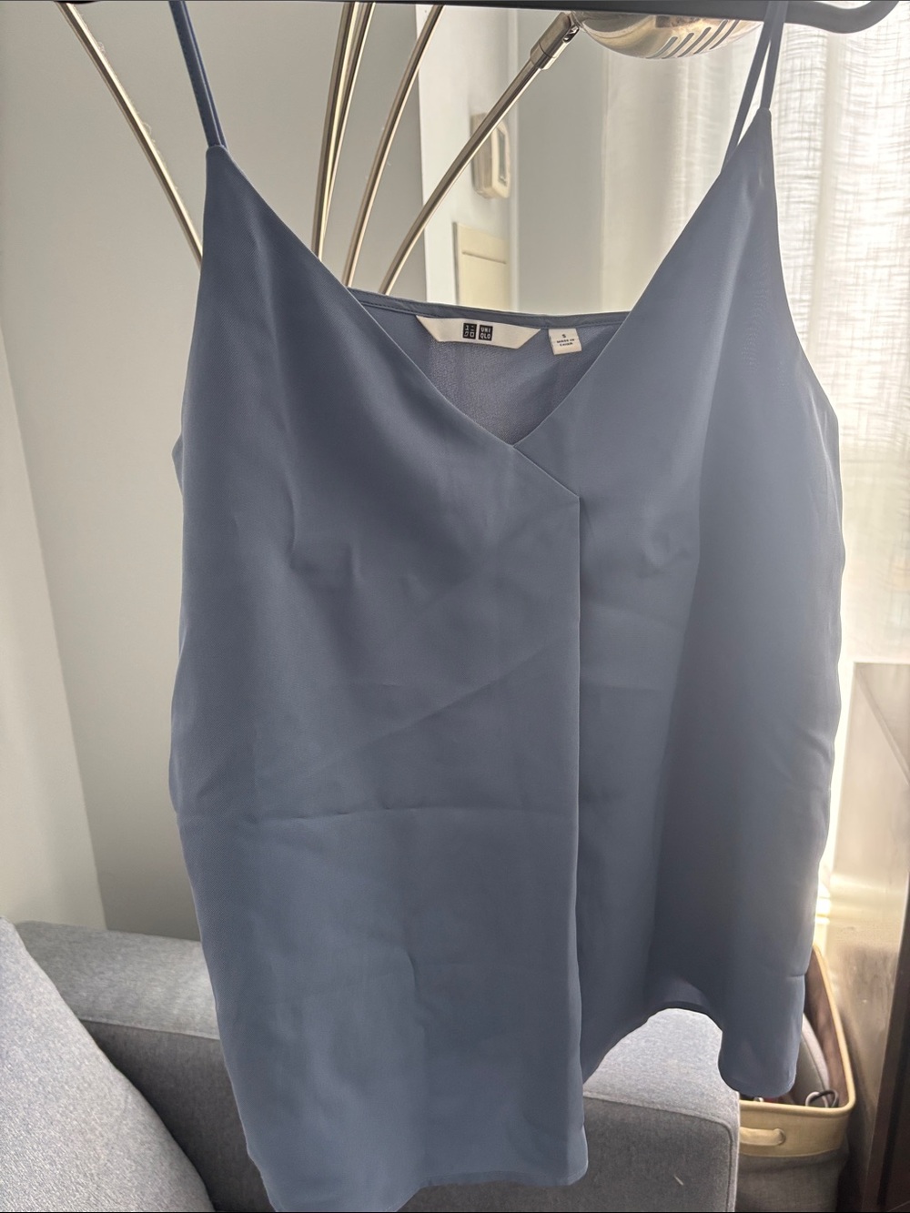 Uniqlo Light Blue Satin Camisole